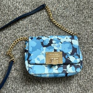 Michael Kors Tina Small Blue Floral